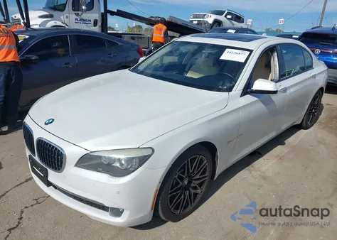 2009 BMW 750Li from USA, damaged, VIN WBAKB83519CY60572